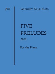 Five Preludes piano sheet music cover Thumbnail